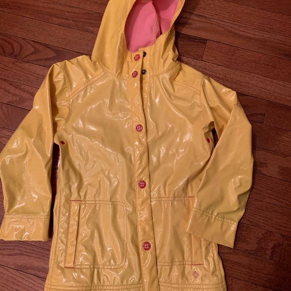 Girls Columbia rain jacket